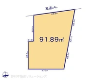 【東京都/小平市美園町】小平市美園町3丁目 土地 区画図