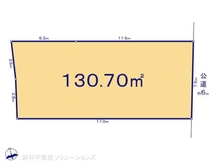 【東京都/小金井市前原町】小金井市前原町3丁目 土地 区画図