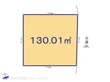 【東京都/小金井市前原町】小金井市前原町3丁目 土地 区画図