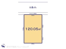 【東京都/小金井市前原町】小金井市前原町4丁目 土地 区画図