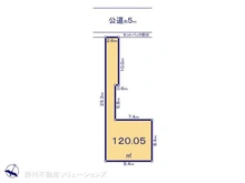 【東京都/小金井市前原町】小金井市前原町4丁目 土地 区画図