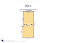【東京都/小金井市前原町】小金井市前原町4丁目 土地 区画図