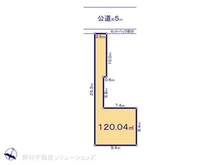 【東京都/小金井市前原町】小金井市前原町4丁目 土地 区画図