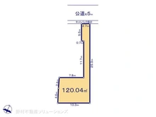 【東京都/小金井市前原町】小金井市前原町4丁目 土地 区画図