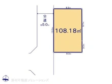 【東京都/小金井市東町】小金井市東町2丁目 土地 区画図