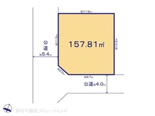 【東京都/杉並区上井草】杉並区上井草3丁目 土地 区画図