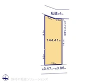 【東京都/杉並区阿佐谷北】杉並区阿佐谷北3丁目 土地 区画図
