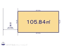 【東京都/杉並区上井草】杉並区上井草3丁目 土地 区画図