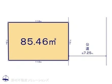 【東京都/杉並区清水】杉並区清水2丁目 土地 区画図
