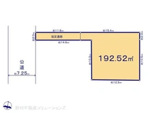 【東京都/杉並区井草】杉並区井草5丁目 土地 区画図
