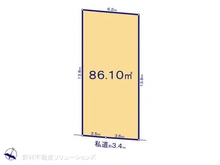 【東京都/杉並区成田東】杉並区成田東1丁目 土地 区画図