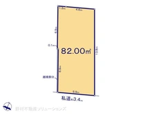 【東京都/杉並区成田東】杉並区成田東1丁目 土地 区画図