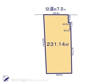 【東京都/杉並区上荻】杉並区上荻2丁目 土地 区画図