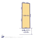 【東京都/杉並区南荻窪】杉並区南荻窪3丁目 土地 区画図