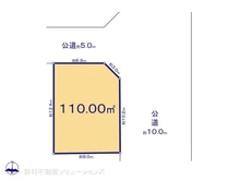 【東京都/杉並区清水】杉並区清水3丁目 土地 区画図