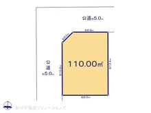 【東京都/杉並区清水】杉並区清水3丁目 土地 区画図