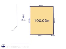 【東京都/杉並区清水】杉並区清水3丁目 土地 区画図