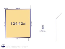 【東京都/杉並区清水】杉並区清水3丁目 土地 区画図