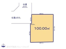 【東京都/杉並区清水】杉並区清水3丁目 土地 区画図