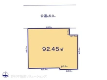 【東京都/杉並区清水】杉並区清水3丁目 土地 区画図