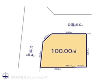 【東京都/杉並区清水】杉並区清水3丁目 土地 区画図