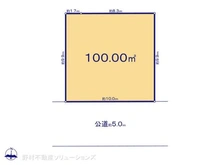【東京都/杉並区清水】杉並区清水3丁目 土地 区画図