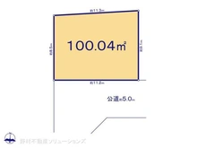 【東京都/杉並区清水】杉並区清水3丁目 土地 区画図