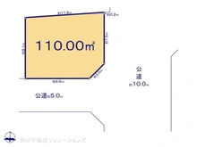 【東京都/杉並区清水】杉並区清水3丁目 土地 区画図