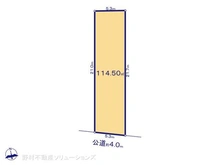 【東京都/杉並区高井戸西】杉並区高井戸西2丁目 土地 区画図