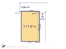 【東京都/杉並区本天沼】杉並区本天沼3丁目 土地 区画図