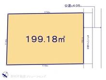 【東京都/杉並区下高井戸】杉並区下高井戸3丁目 土地 区画図