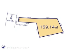 【東京都/杉並区永福】杉並区永福2丁目 土地 区画図