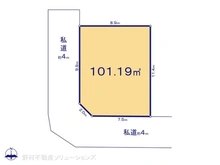 【東京都/杉並区和泉】杉並区和泉4丁目 土地 区画図