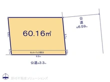 【東京都/目黒区碑文谷】目黒区碑文谷1丁目 土地 区画図