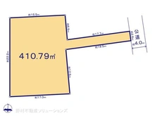 【東京都/目黒区五本木】目黒区五本木1丁目 土地 区画図