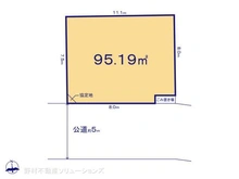 【東京都/練馬区高松】練馬区高松6丁目 土地 区画図