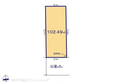 【東京都/練馬区高松】練馬区高松6丁目 土地 区画図