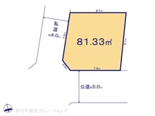 【東京都/練馬区富士見台】練馬区富士見台2丁目 土地 区画図