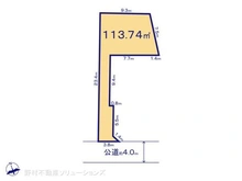 【東京都/練馬区北町】練馬区北町7丁目 土地 区画図