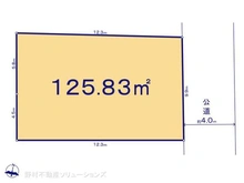 【東京都/練馬区春日町】練馬区春日町6丁目 土地 区画図
