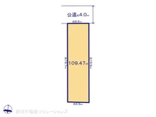 【東京都/練馬区富士見台】練馬区富士見台3丁目 土地 区画図