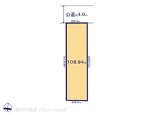 【東京都/練馬区富士見台】練馬区富士見台3丁目 土地 区画図