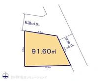 【東京都/世田谷区上北沢】世田谷区上北沢1丁目 土地 区画図