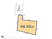 【東京都/世田谷区上祖師谷】世田谷区上祖師谷6丁目 土地 区画図