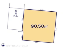 【東京都/世田谷区上祖師谷】世田谷区上祖師谷6丁目 土地 区画図