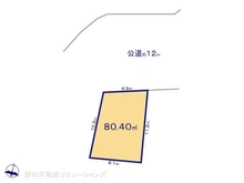 【東京都/世田谷区上祖師谷】世田谷区上祖師谷6丁目 土地 区画図