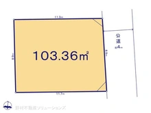 【東京都/世田谷区粕谷】世田谷区粕谷3丁目 土地 区画図