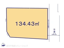 【東京都/世田谷区羽根木】世田谷区羽根木1丁目 土地 区画図