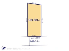 【東京都/世田谷区赤堤】世田谷区赤堤2丁目 土地 区画図