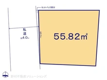 【東京都/世田谷区船橋】世田谷区船橋2丁目 土地 区画図